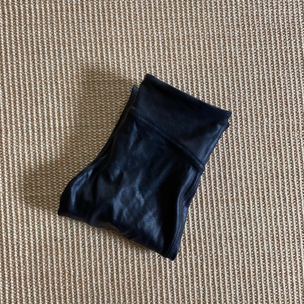 Spanx leather leggings
